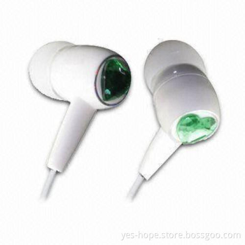 Wired Earphones with Digital Stereo Sound and 20Hz to 20kHz Frequency Range